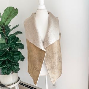 Ecote Urban Outfitters Open front draped Vest